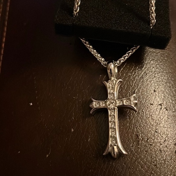 Men’s Necklace With Charm - Picture 1 of 3